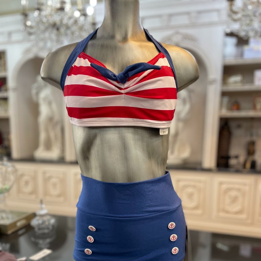 Skipper Retro Bikini Top -Fables by Barrie